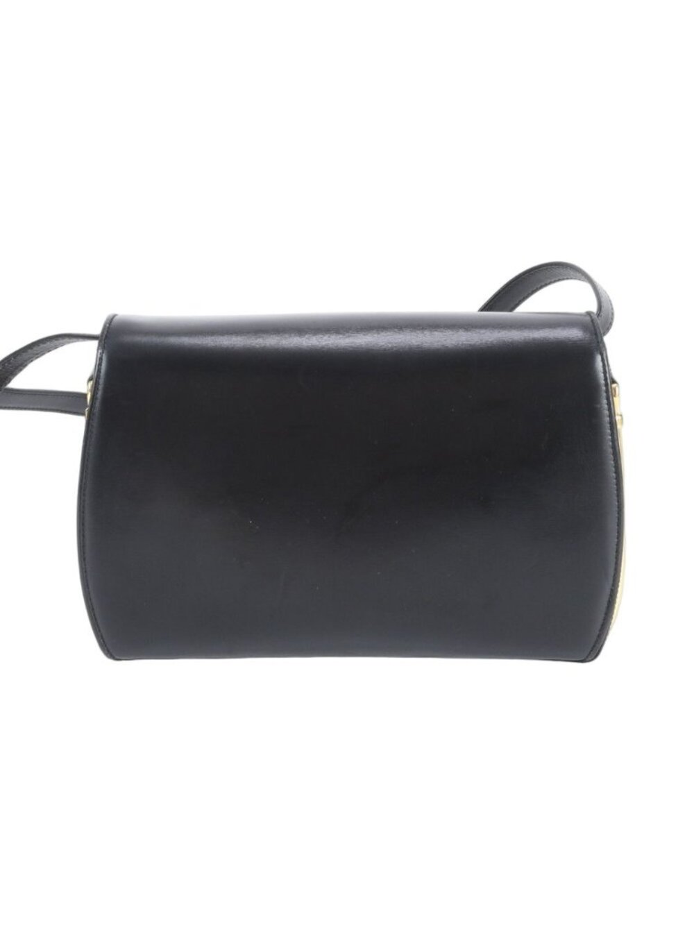 Gucci Vintage Leather Shoulder Bag Crossbody Black - Picture 2 of 10